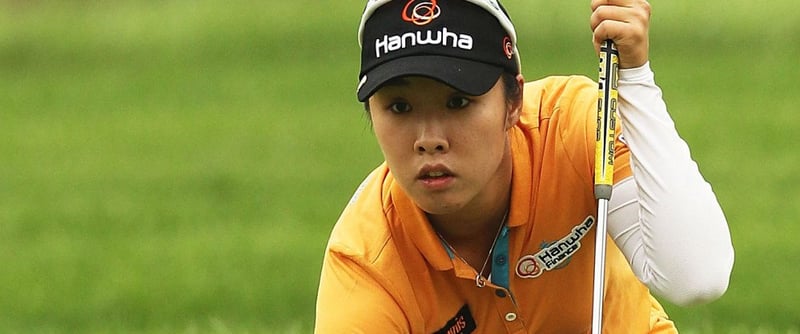 Haeji Kang liegt nach der ersten Runde beim Heimspiel der LPGA Tour in Südkorea an der Spitze.