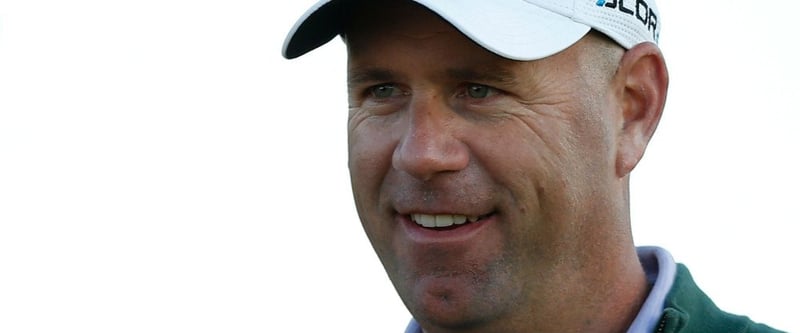 Der US-Amerikaner Stewart Cink teilt sich nach der ersten Runde der Shriners Hospitals for Children Open die Führung mit dem Schotten Martin Laird.