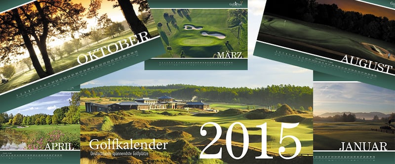 Golfkalender 2015: Siegerbilder und Bestellmöglichkeit
