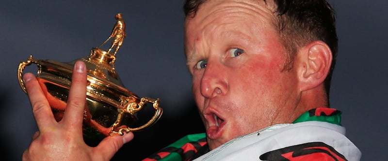 Jamie Donaldson wurde zum Ryder-Cup-Held 2014, als er den entscheidenden Punkt für das Team Europa sicherte.