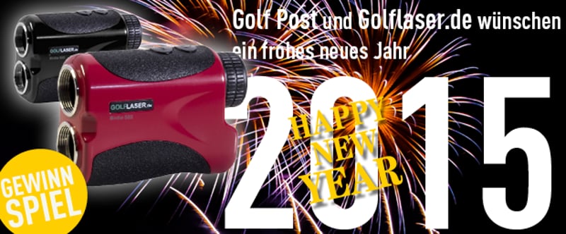 HAPPY NEW YEAR 2015 - wünschen Golf Post und Golflaser.de (Bild: Golf Post)