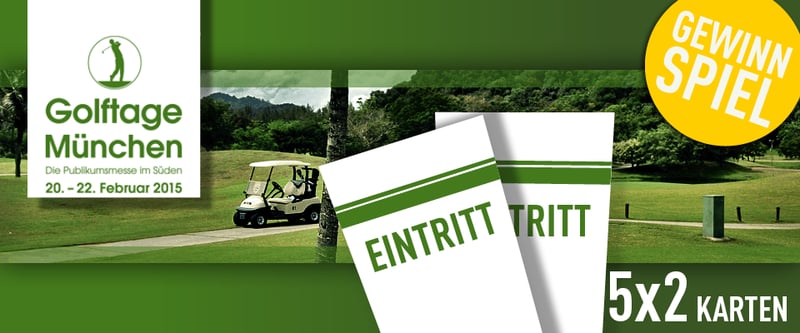 Gewinnspiel: 5x2 Karten für die Golftage München gewinnen!