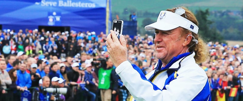 Miguel Angel Jiménez müsste als neuer Ryder-Cup-Kapitän seine spielerische Karriere stark zurückfahren.