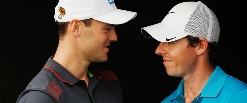 Martin Kaymer und Rory McIlroy gewannen 2014 zusammen drei der vier Majors. Bei der Omega Dubai Desert Classic gehen sie an den ersten beiden Tagen gemeinsam auf die Runde.