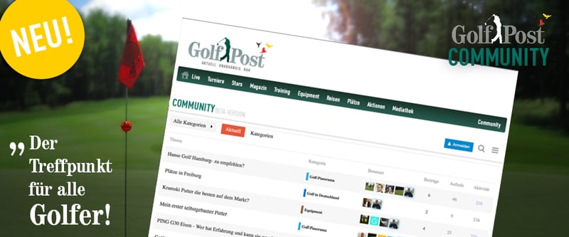 Jetzt neu: Die Golf Post Community (Foto: Golf Post).