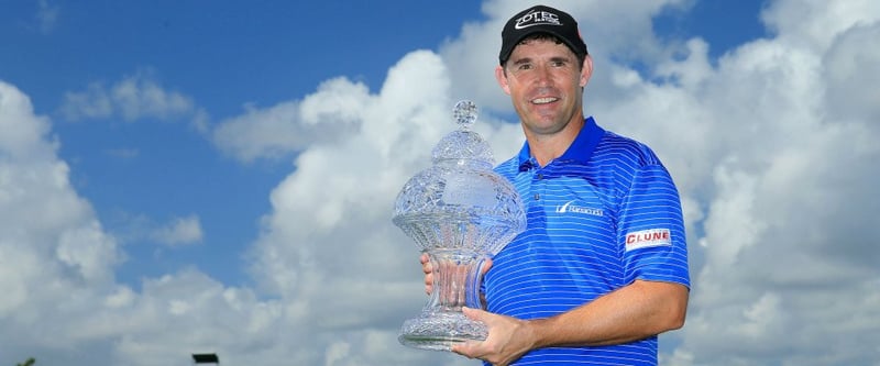 Der Ire Padraig Harrington holte sich beim wetterbedingten 