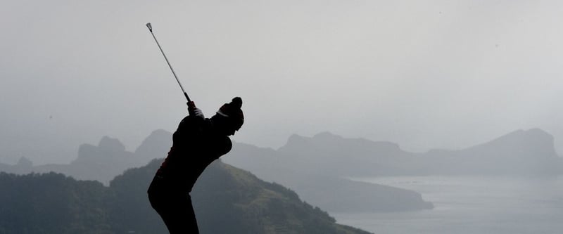 Nichts für Schön-Wetter-Golfer! Die Madeira Islands Open stellen die Pros auf die Probe. (Foto: Getty)