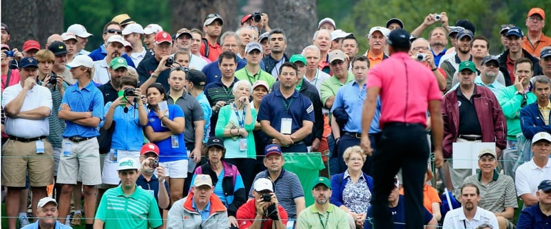 Die Euphorie in Augusta ist nach der Bekanntgabe Tiger Woods' am Masters extrem groß.