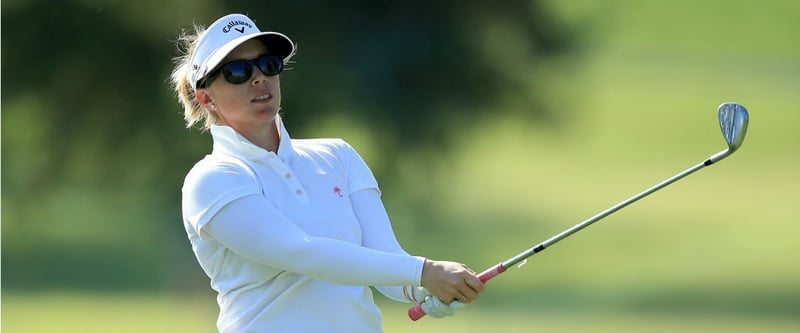 Auftakt in Kalifornien - Morgan Pressel erwicht den beten Start in die ANA Inspiration, Masson solide, Gal weiter hinten. (Foto: Getty)