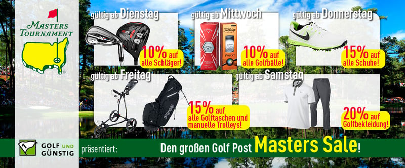 Masters Deals: Jeden Tag satte Rabatte!