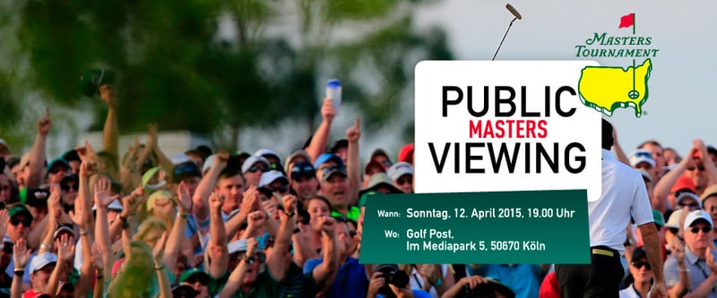 Masters Golf Tournament 2015 in Augusta: Gemeinsames Public Viewing bei Golf Post!