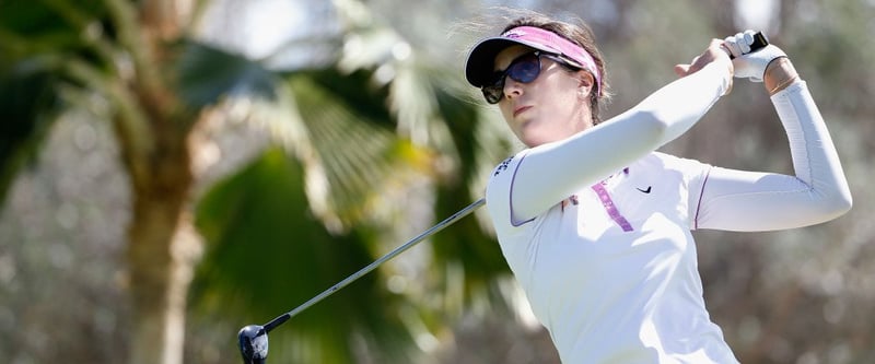 Sandra Gal geht bei -2 aussichtsreich in die beiden Finaltage der Lotte Championship. (Foto: Getty)