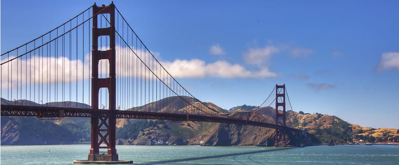 Wahrzeichen von San Francisco ist die weltbekannte Golden Gate Bride. Doch die kalifornische Stadt bietet auch interessante Golferlebnisse.