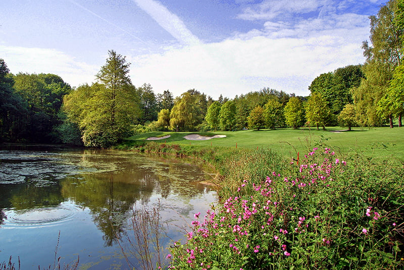 Loch 7 Championship-Course Golfclub Hubbelrath – Austragungsort der Europäischen Jungseniorenmeisterschaft 2015 (Foto: GC Hubbelrath)