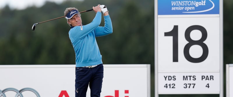 Durch die Rescuehölzer kann Bernhard Langer immernoch mit den jungen, in Sachen Länge mithalten. (Foto: Getty)