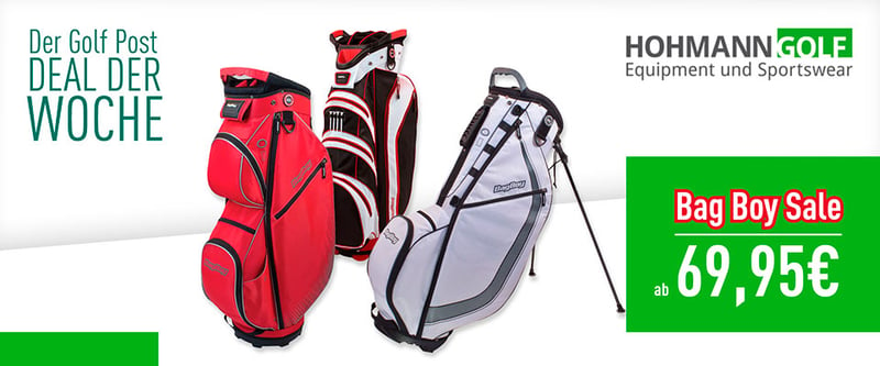 Diese Woche im Angebot: Bag Boy Bags bereits ab 69,95 Euro! (Foto: Golf Post)