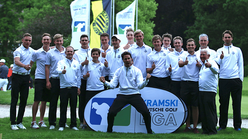Die Herren des Hamburger Golfclubs konnten den zweiten Spieltag mit deutlicher Führung für sich entscheiden. (Foto: DGV/stebl)