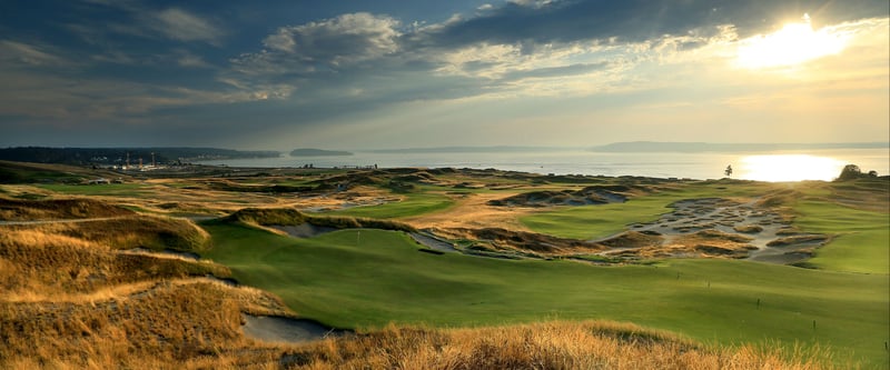 Der Blick über die 13 in Chambers Bay. (Foto: Getty)