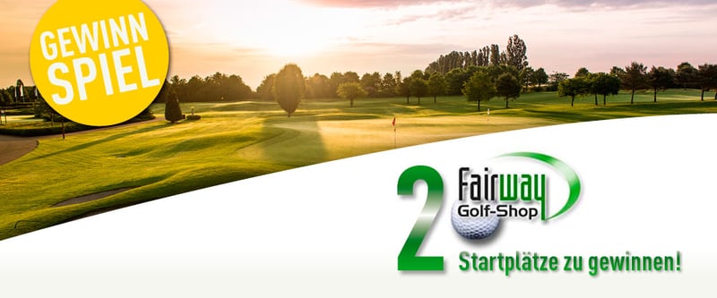 Zwei Startplätze für das Benefiz Golfturnier des Fairway Golf-Shops.