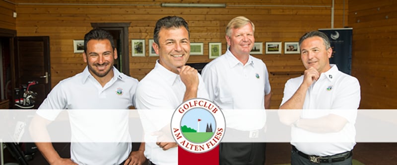 Die Golftrainer der vierköpfigen Golfschule Köln 