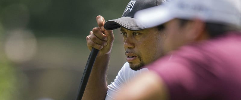 Tiger Woods geht bei seiner Rückkehr auf die PGA Tour beim Memorial Tournament zusammen mit Jason Day und Patrick Reed auf die Runde.
