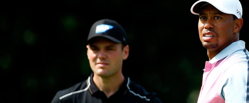 Martin Kaymer wird bei den US-amerikanischen Wettanbietern als Titelverteidiger fast auf einem Level mit Tiger Woods geführt - weit hinter den Favoriten.