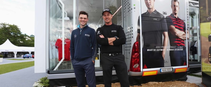 Martin Kaymer, Henrik Stenson und Shane Lowry teen gemeinsam in München auf. (Foto: Getty)