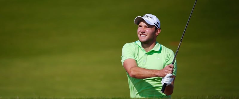 Maximilian Kieffer liegt nach dem Moving nur zwei Schläge hinter dem Führenden Alex Noren. (Foto: Getty)