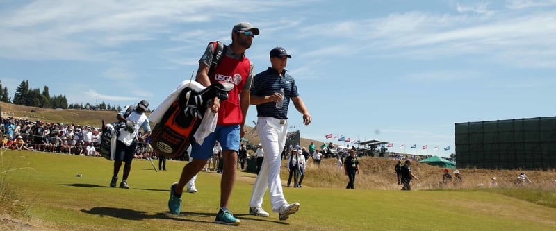 Jordan Spieth gewinnt die US Open 2015 mit einer lückenlosen Ausrüstung von Titleist. (Foto: Getty)