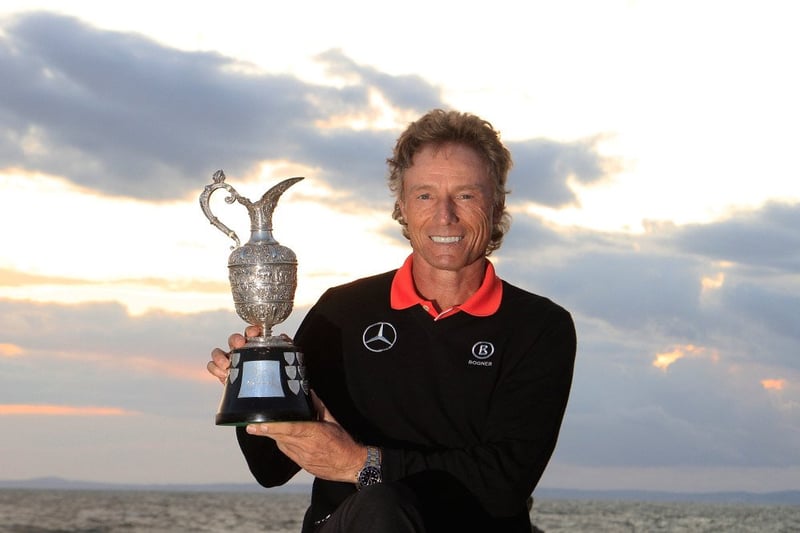 Bernhard Langer gewann 2014 die Senior Open Championship mit dem Rekord von 13 Schlägen Vorsprung vor Colin Montgomerie.