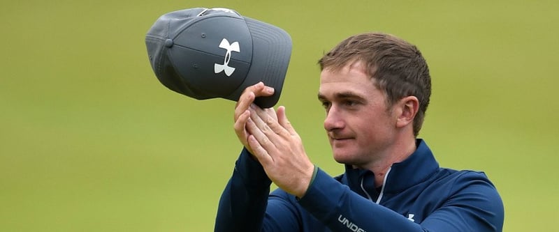 Die Überraschung des Tages ist Paul Dunne - er verewigt sich schon jetzt in der Open-Geschichte (Foto: Getty)