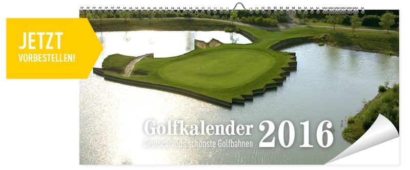 Die Online-Abstimmung ist vorbei und die Motive für den neuen Golf Post Golfkalender stehen fest. Schlagen Sie jetzt zu und sichern Sie sich Ihren Golfkalender 2016. (Foto: Golf Post)