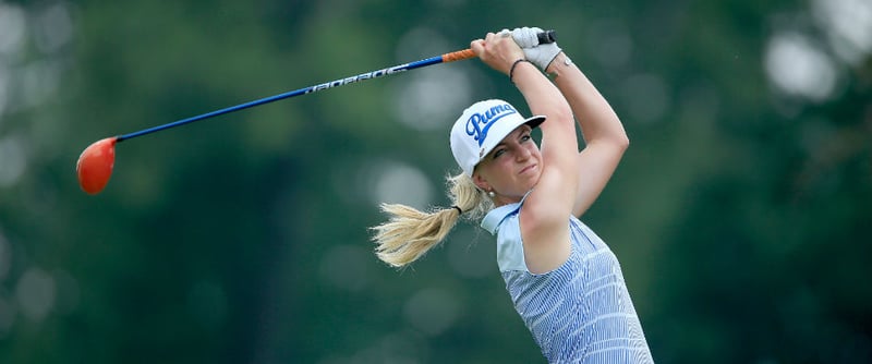 Endlich mal wieder im Geld: Sophia Popov schafft sehr wahrscheinlich den Cut bei der Yokohama Tire LPGA Classic. (Foto: Getty)