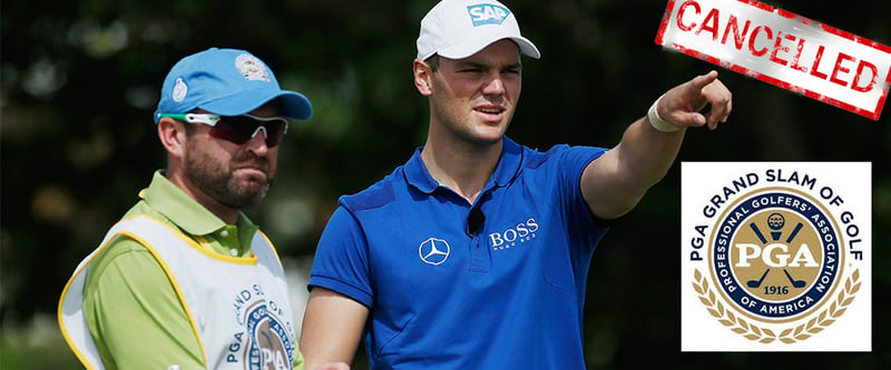 Martin Kaymer gewann den PGA Grand Slam of Golf 2014 im Stechen gegen Bubba Watson.