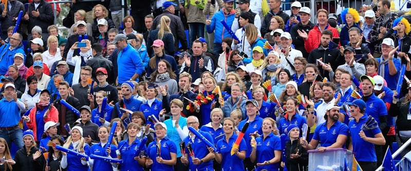 Buntes Publikum beim Solheim Cup 2015: Eine wahre Verjüngungskur! (Foto: Getty)