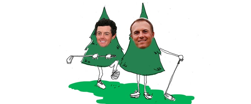 Rory McIlroy (l.) tauschte seinen Platz an der Spitze der Weltrangliste erneut mit Jordan Spieth.