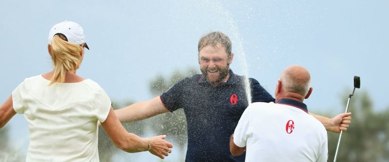 Beim Portugal Masters lässt Andy Sullivan die Konkurrenz im Regen stehen. (Foto: Getty)