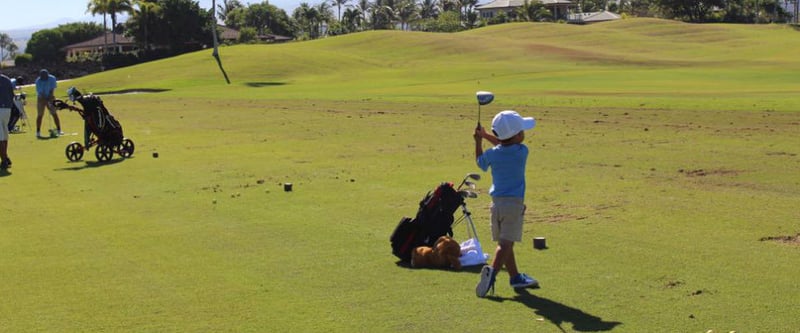 Blake Nakagawa Vierjähriger Golfspieler