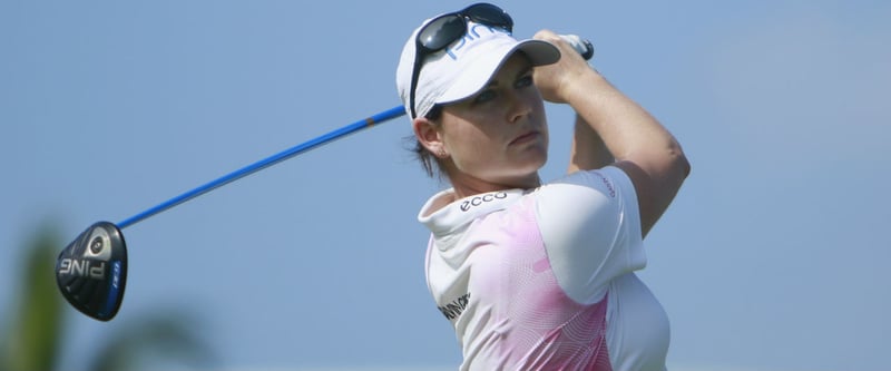 Caroline Masson spielte sich im ersten Jahr der Blue Bay LPGA auf den zweiten Platz. (Foto: Getty)