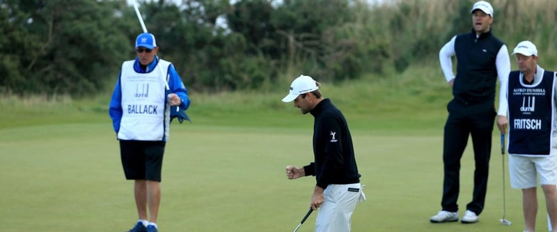 Florian Fritsch bei der Alfred Dunhill Links Championship zurecht mit geballter Faust. (Foto: Getty)