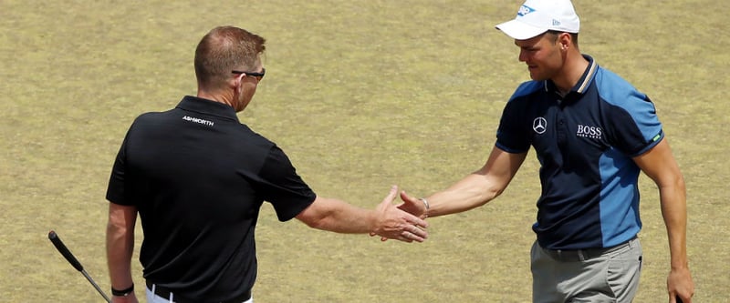 Martin Kaymer trifft beim Portugal Masters in seinem Flight unter anderem auf den Ryder-Cup-Kollegen Stephen gallacher.