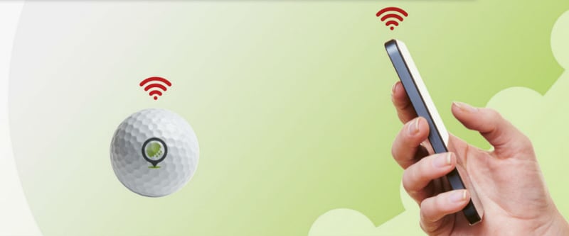 Via Bluetooth sollen sich die Never Lost Golfbälle wesentlich schneller finden lassen. (Foto: Chip-ing)