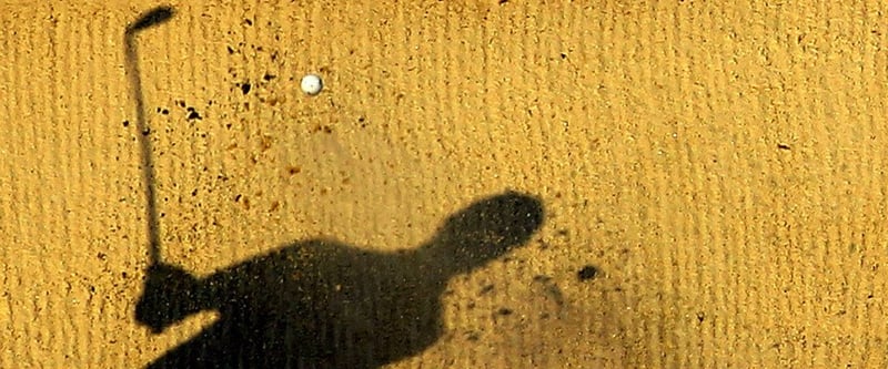 Wenn man nur noch ein Schatten der eigenen Leistung zu sehen ist: Visualisierung beim Golf. (Foto: getty)