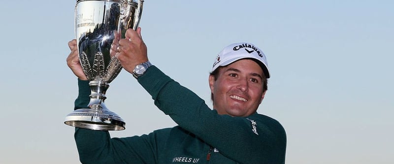 Ein überglücklicher Kevin Kisner gewinnt die RSM Classic. (Foto: Getty)