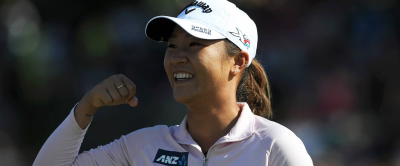 Viel zu lachen und zu feiern gab es in dieser Saison für Lydia Ko, die zum zweiten Mal die Saisonwertung gewinnen will. (Foto: Getty)