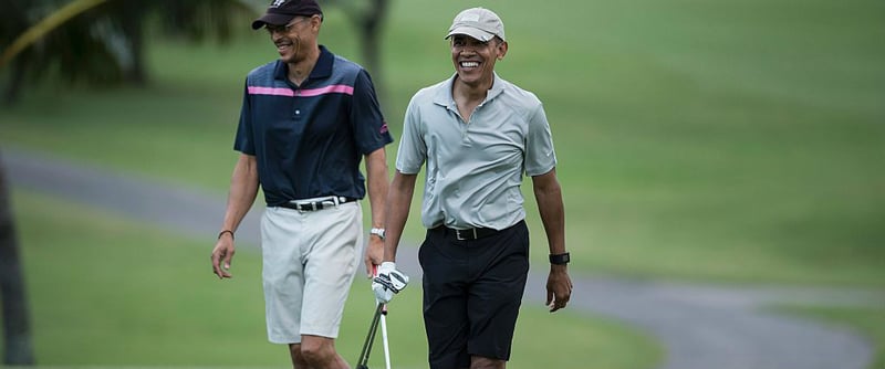 Barack Obama spielt gern Golf auf Hawaii. (Foto: Getty)