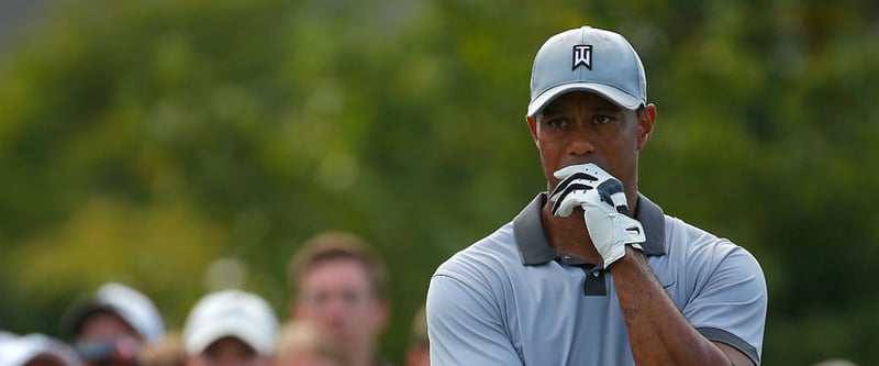 Tiger Woods hatte 2015 viel Pech: Verletzungen, Pausen, Schwungumstellung - das hat sich auch in der Weltrangliste niedergeschlagen. (Foto: Getty)