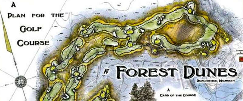 In umgekehrter Reihenfolge über den Golfplatz? Kein Problem auf dem Forest Dunes. (Foto: Screenshot)