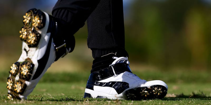 Das Objekt der Begierde: Rickie Fowlers Sneaker. (Foto: Getty)