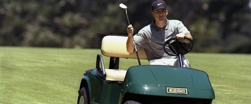 Casey Martin gelang bei der US Open 1998 mit dem Golfkart der Sprung in die Top 30. (Foto: Getty)
